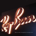 Custom Shop Store Front Metal Logo Light Up Letter Office Commercial Business Reception Led Signs 3d Signage Backlit